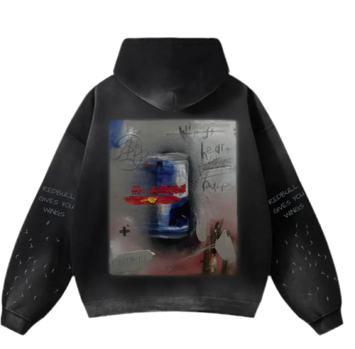 Sudadera de Red Bull y jeans