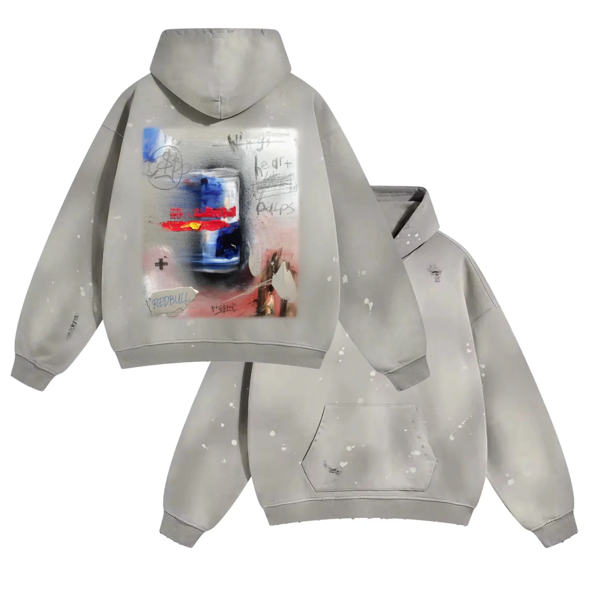 Sudadera de Red Bull y jeans